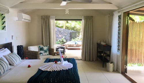 Villa Panoramique, 1 très grand lit, piscine privée, vue lagon