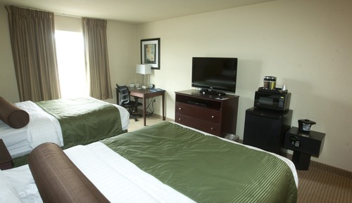 Chambre, 2 grands lits, non-fumeurs (Accessible Roll in Shower)
