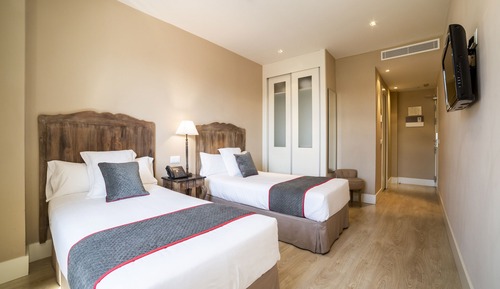 Chambre avec lits jumeaux