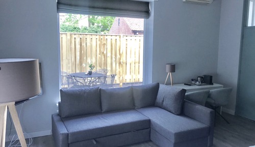 Chambre Double Confort, accessible aux personnes à mobilité réduite, rez-de-chaussée