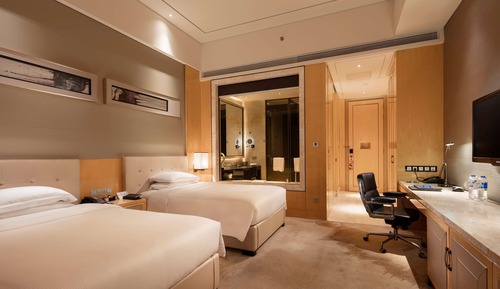 Chambre Exécutive avec lits jumeaux, accès salon affaires