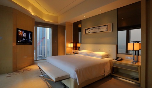 Suite Exécutive, 1 très grand lit, accès salon affaires