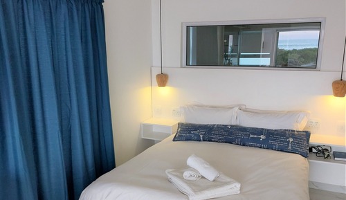 Studio Deluxe, 1 grand lit, vue mer, en front de plage