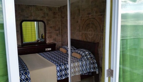 Chambre Standard, 1 grand lit, vue océan