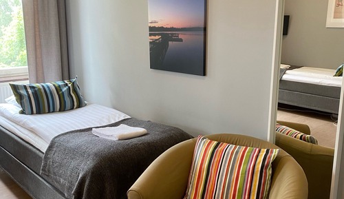 Chambre Standard avec lits jumeaux, salle de bains privée