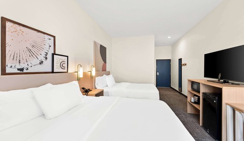 Chambre, 2 grands lits, non-fumeurs