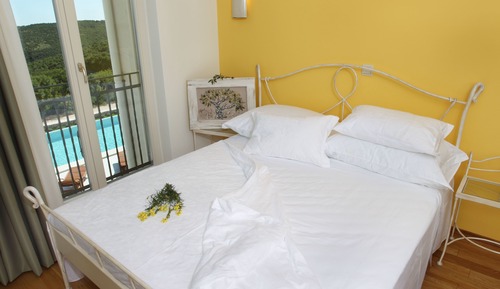 Chambre Double Standard, balcon, vue mer