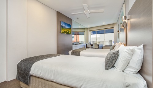 Chambre Triple, vue mer