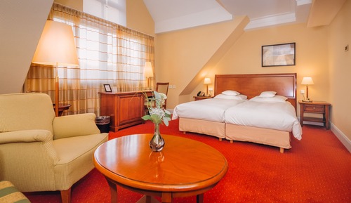 Chambre Double Deluxe pour 1 personne, salle de bains privée