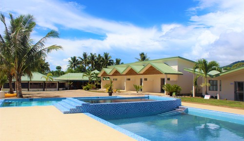 Villa, en front de plage