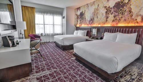 Chambre Deluxe, 2 grands lits, fumeurs, dans la tour (North Tower)