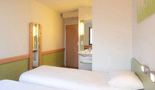 Chambre avec lits jumeaux, 2 lits une place