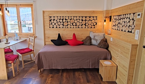 Chambre Double Familiale, salle de bains commune