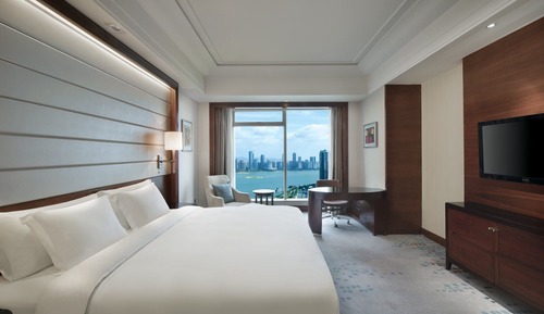 Chambre Standard, 2 lits une place, vue fleuve