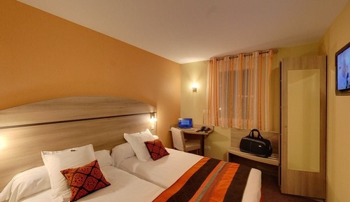 Chambre avec lits jumeaux, 2 lits une place