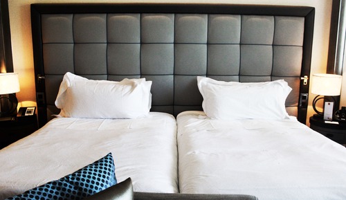 Chambre Deluxe, 2 lits une place, vue piscine
