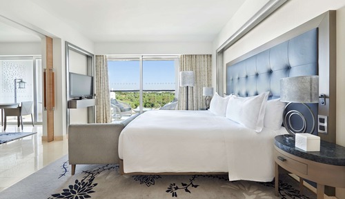 Suite Deluxe, 1 très grand lit, vue piscine