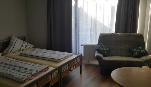 Chambre avec lits jumeaux, 2 lits une place