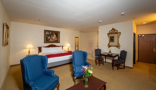 Suite Studio Exécutive, 1 très grand lit, bain à remous