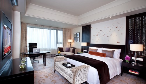 Chambre Classique, 2 lits doubles, accès au salon club
