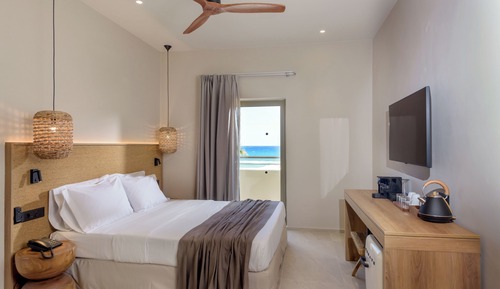 Chambre Premium, vue partielle sur la mer