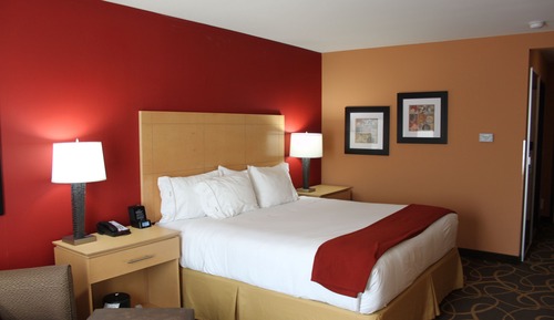 Chambre Standard, 1 très grand lit, accessible aux personnes à mobilité réduite (Communications)