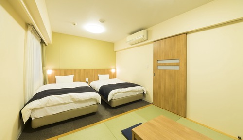 Chambre Tradition avec lits jumeaux, non-fumeurs (Japanese Style for 2, 30sqm)