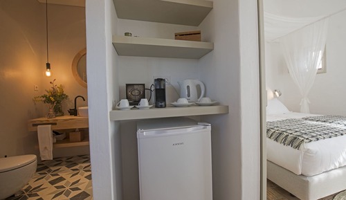 Chambre Double ou avec lits jumeaux, vue partielle sur la mer