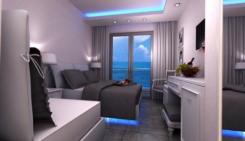 Chambre Double Luxe, vue mer