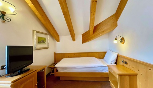 Chambre Standard, 1 lit une place, balcon, vue montagne