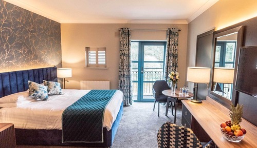 Chambre Double ou avec lits jumeaux, balcon, vue fleuve