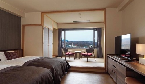 Chambre avec lits jumeaux (High Floor Sunset)