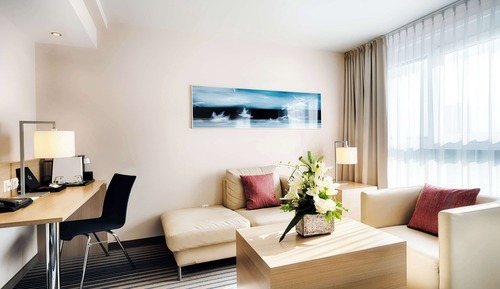 Suite Junior, 2 lits une place, réfrigérateur (with Sofabed)