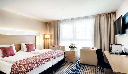 Chambre Deluxe, 2 lits une place, réfrigérateur