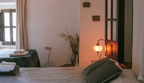 Chambre Triple, plusieurs lits, vue vallée