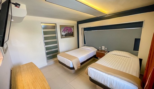 Chambre avec lits jumeaux