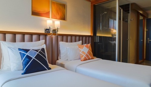 Chambre Standard avec lits jumeaux, 2 lits une place (Urban, View)