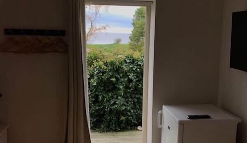 Chambre avec lits jumeaux, balcon, vue mer