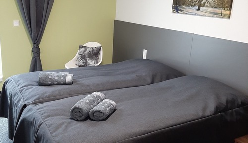 Chambre avec lits jumeaux, 2 lits une place, non-fumeurs