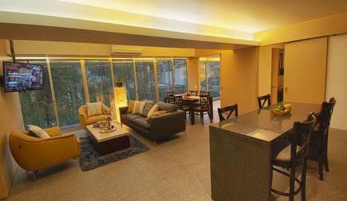 Appartement Deluxe, 2 chambres, 2 salles de bains, vue ville
