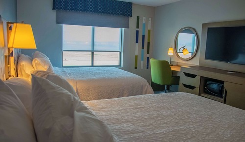 Chambre, 2 grands lits
