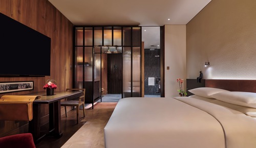 Chambre Supérieure, 1 grand lit, non-fumeurs, vue jardin