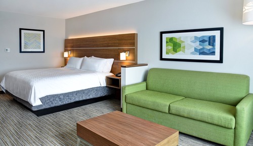 Suite, 1 très grand lit, accessible aux personnes à mobilité réduite (Mobility, Roll-In Shower)