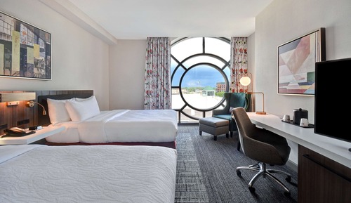 Chambre, 2 grands lits