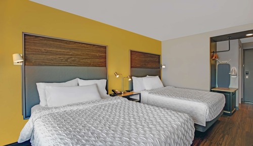 Chambre, 2 grands lits