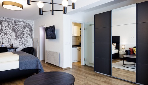 Appart'hôtel Standard, 1 chambre, coin cuisine, rez-de-chaussée