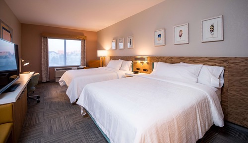 Chambre, 2 grands lits