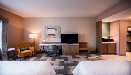 Chambre, 2 grands lits
