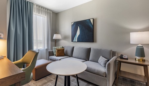 Suite, 1 chambre, accessible aux personnes à mobilité réduite, cuisine (Communications)