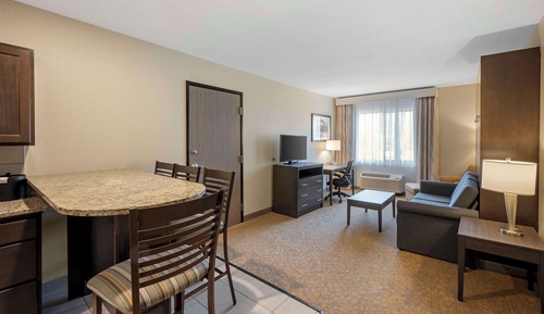 Suite, 2 grands lits, accessible aux personnes à mobilité réduite, cuisine